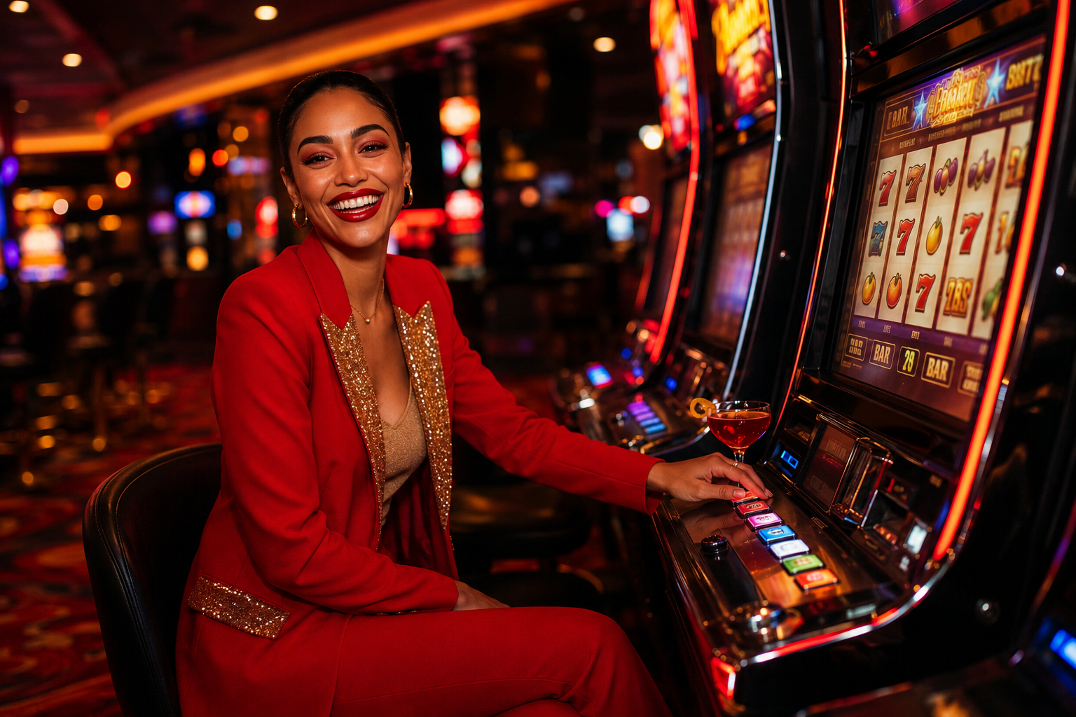 Spielautomaten-Saal im Grand Casino Basel
