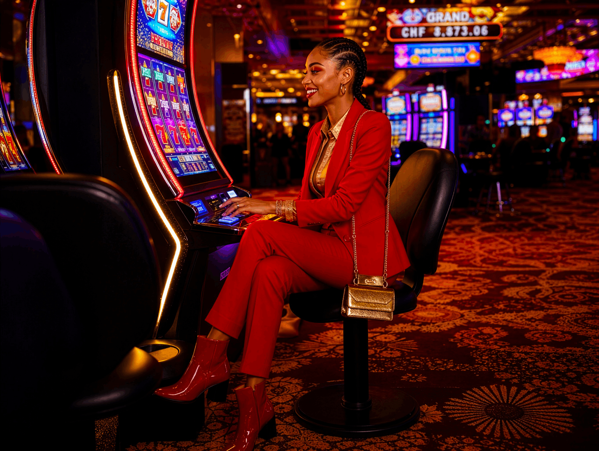 Spielautomat im Grand Casino Basel