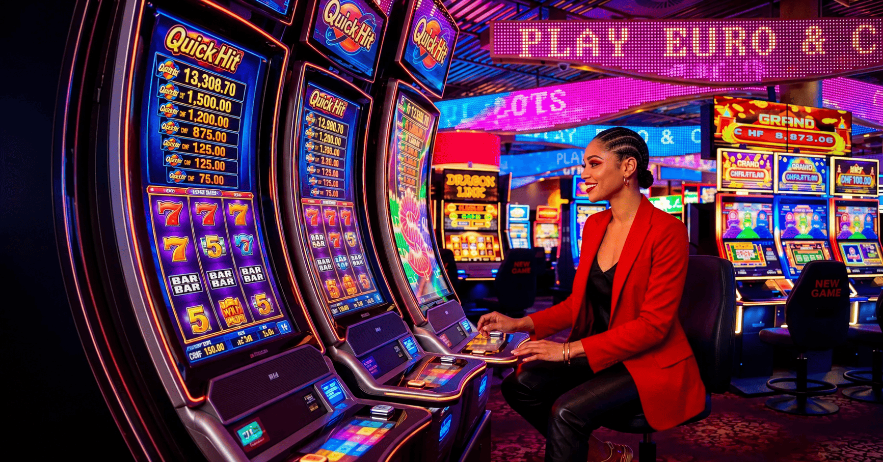 Spielautomat im Grand Casino Basel